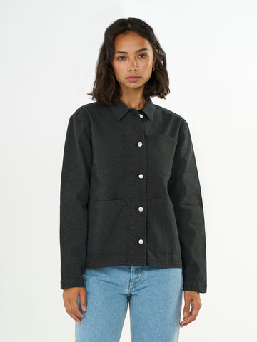 Buy CANVAS WORKWEAR JACKET Black Jet from KnowledgeCotton Apparel