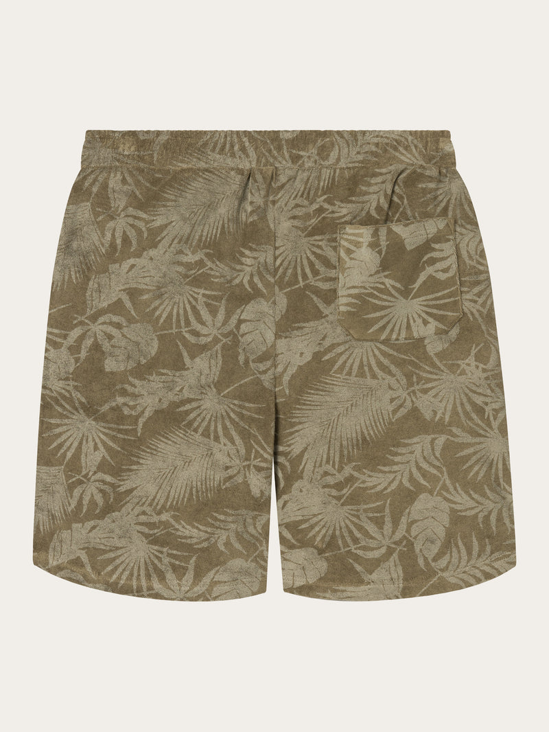 KnowledgeCotton Apparel - MEN Casual printed terry short Shorts 9993 AOP