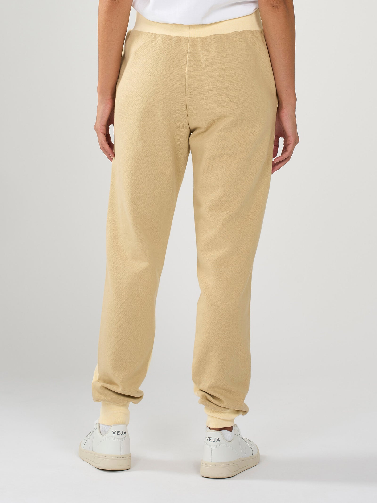 Buy Color block sweat pants Safari from KnowledgeCotton Apparel