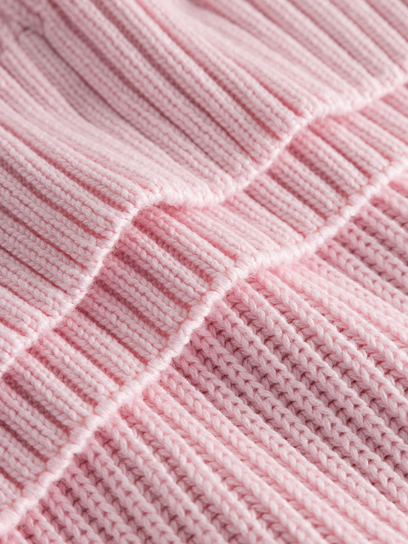 KnowledgeCotton Apparel - WMN Crew neck cotton mix vest Knits 1378 Parfait Pink