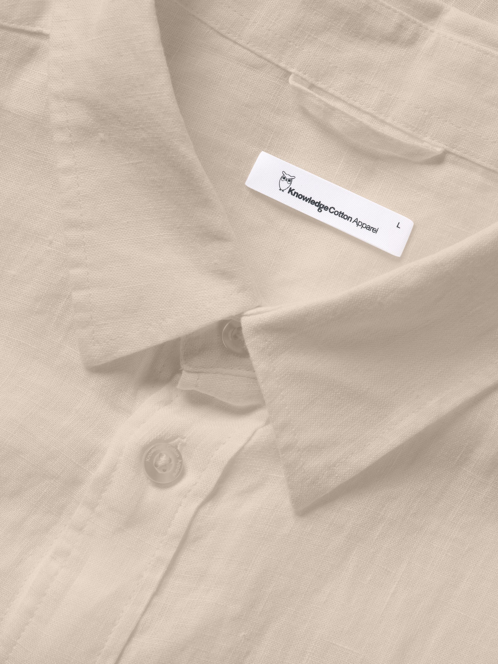 Buy Custom fit linen shirt - Light feather gray - from Buy Custom fit linen shirt - Light feather gray - from