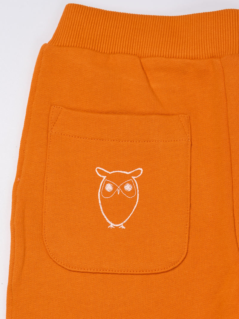 KnowledgeCotton Apparel - YOUNG Jog shorts Shorts 1382 Russet orange