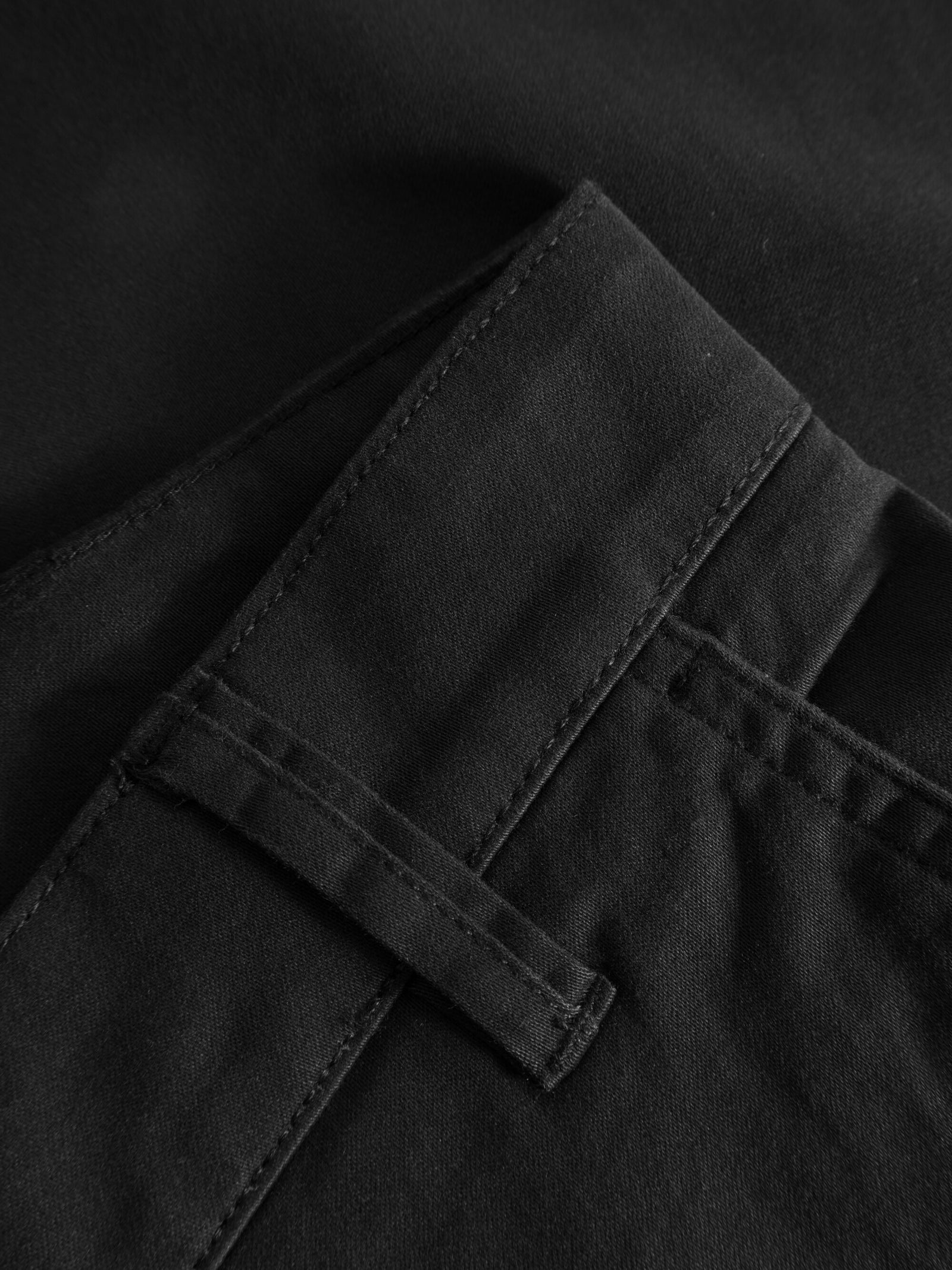 Buy LUCA slim twill chino pants - Black Jet - from