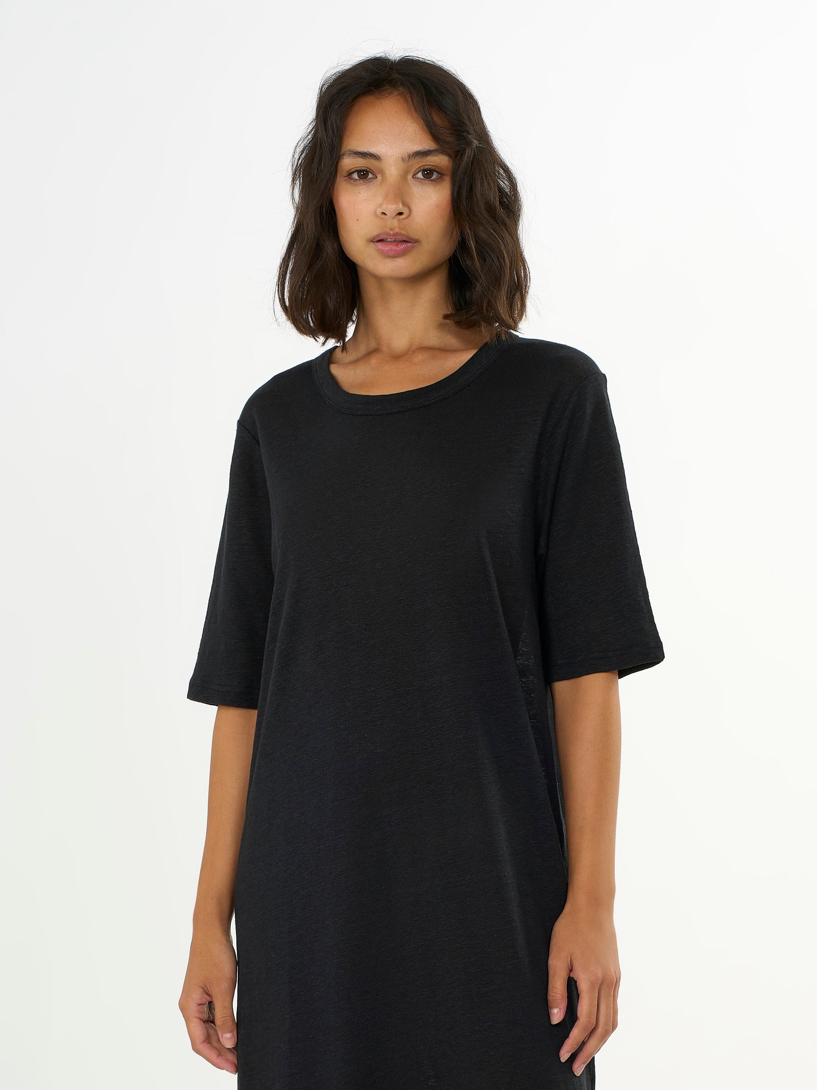 Linen t shirt dress 2025