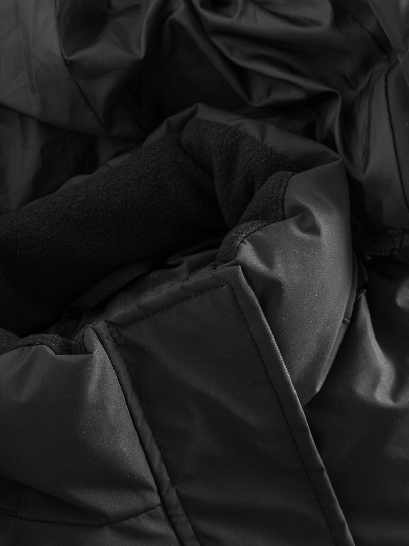 KnowledgeCotton Apparel - WMN Long Puffer jacket Jackets 1300 Black Jet