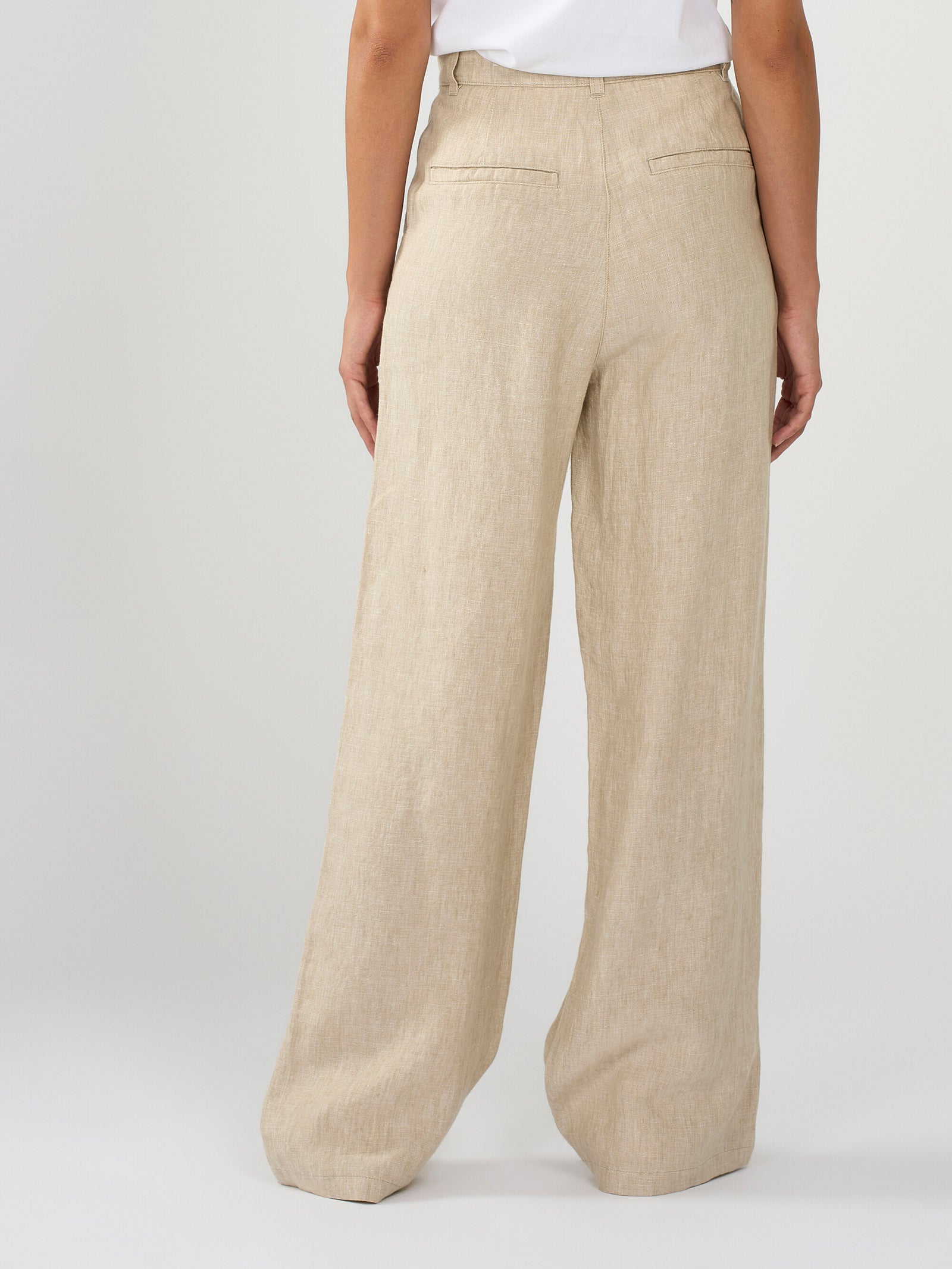 ショップレビュー ランキング Loose_natural_linen_pants- パンツ