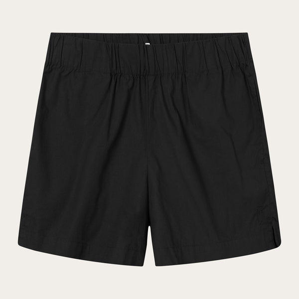 ★ Phyps Department★ Lightweight Nylon Shorts Black PFM1SO Poplin_elastic_waist_shorts-