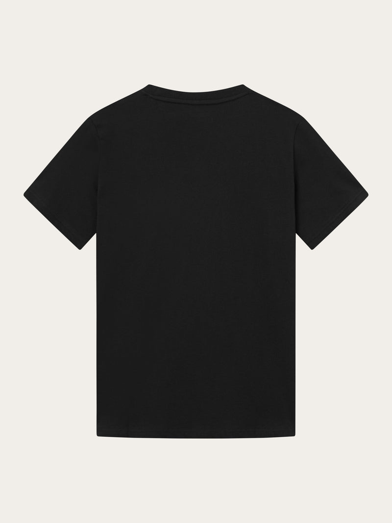 Regular fit Badge t-shirt Black Jet