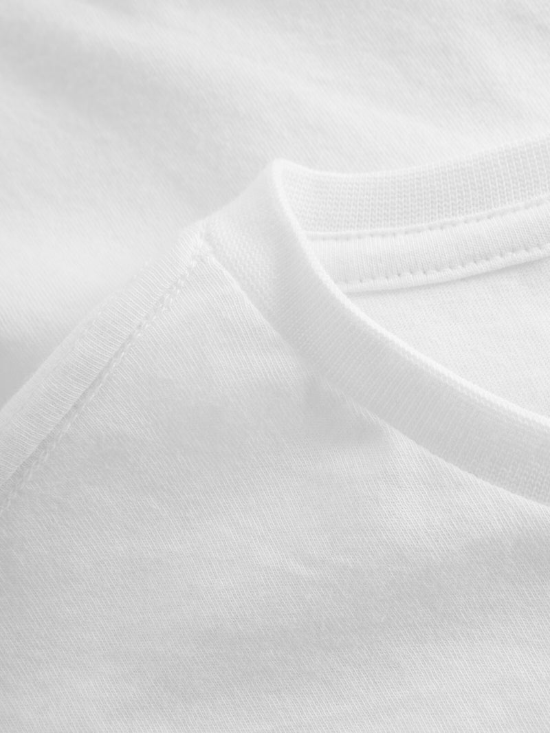 White - KnowledgeCotton - from fit Regular tee Apparel® Basic Buy Bright