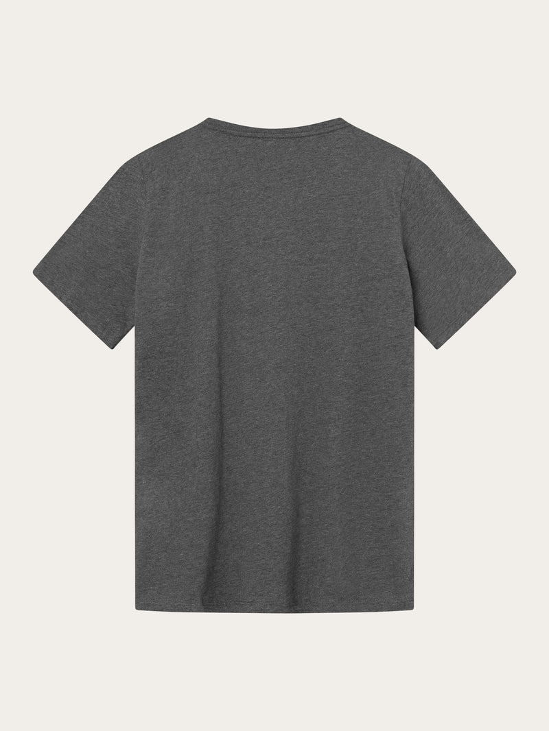 Regular fit Basic tee Dark Grey Melange - Main Image
