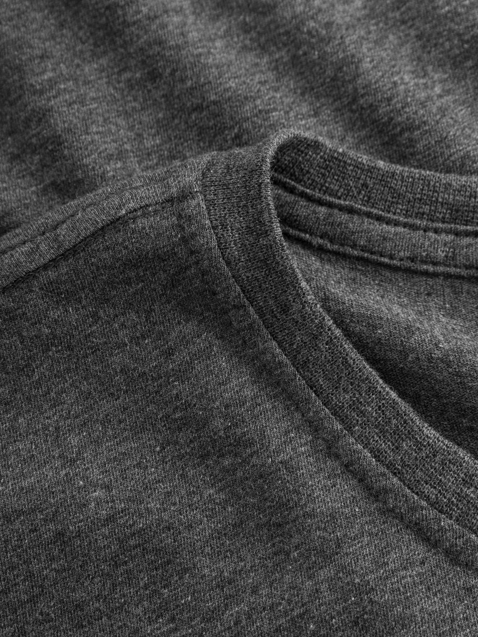[teket] / ☆ 25SS Symbol Tee / Melange Gray Grey melange TS Basic Tee contrast Lt Grey | Women | Bik Bok