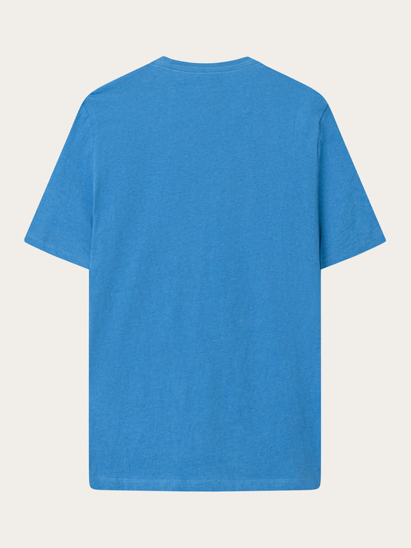 KnowledgeCotton Apparel - MEN Regular fit Basic tee T-shirts 1386 Campaluna melangé