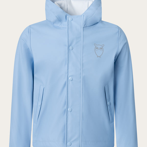 Short rain jacket - Chambray Blue – KnowledgeCotton Apparel
