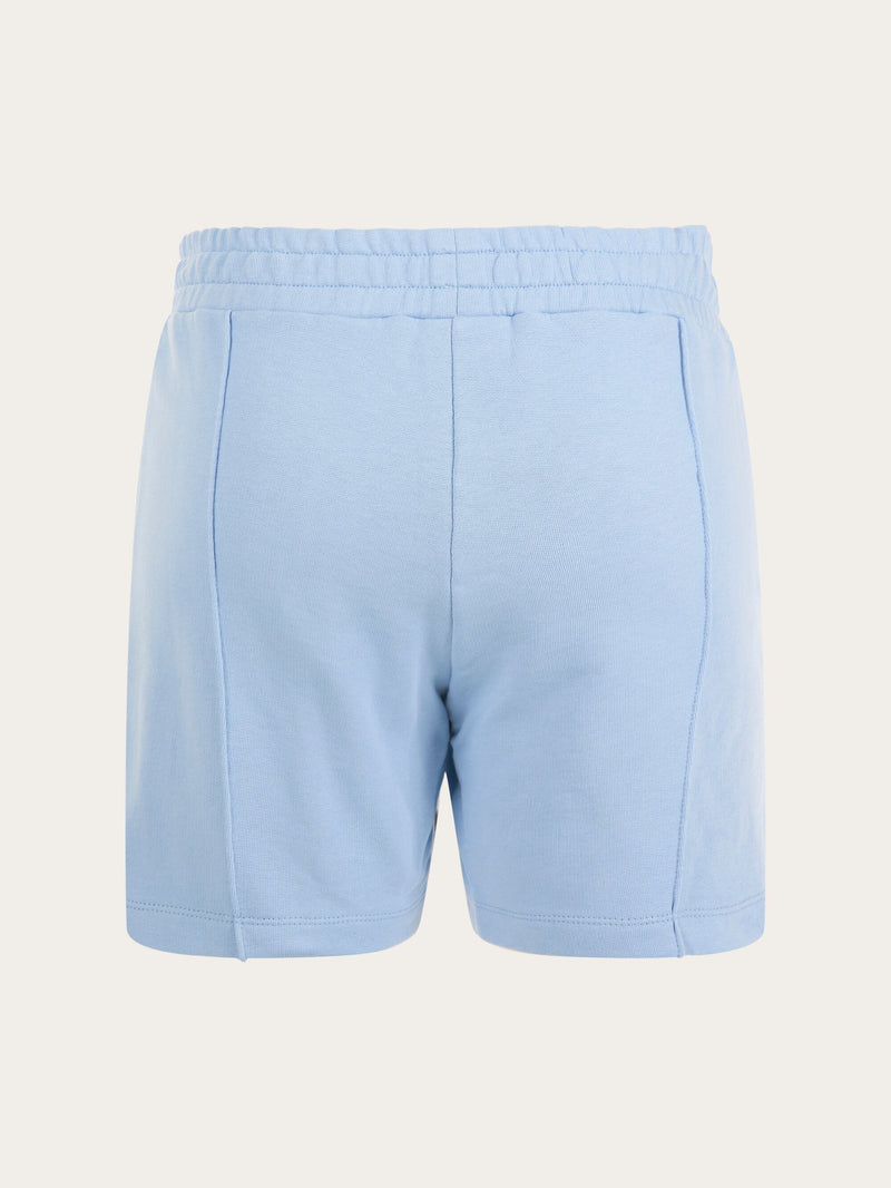 KnowledgeCotton Apparel - WMN Sweat shorts Shorts 1349 Chambray Blue