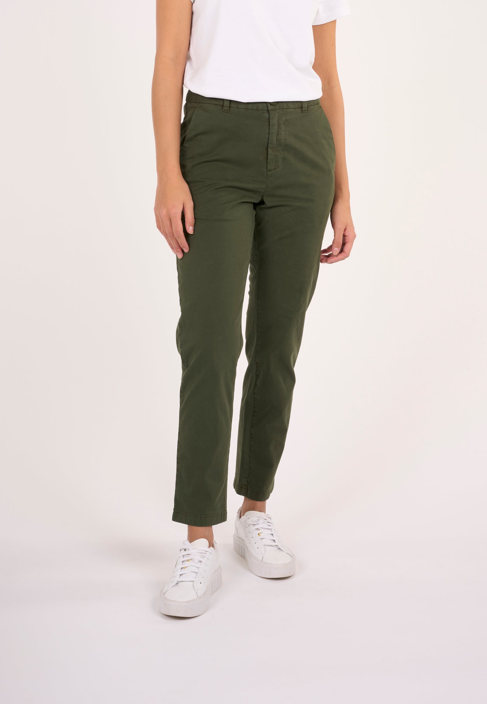 Buy WILLOW regular cropped poplin chino - Forrest Night